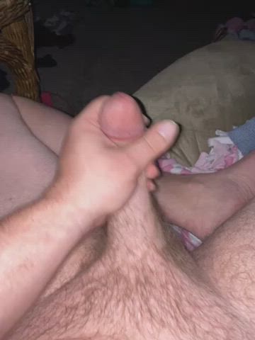 Jerk Off Precum Solo gif