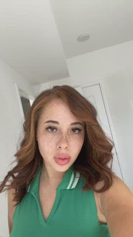 Ebony Freckles Redhead gif