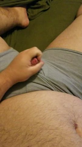 cumming on my underwear