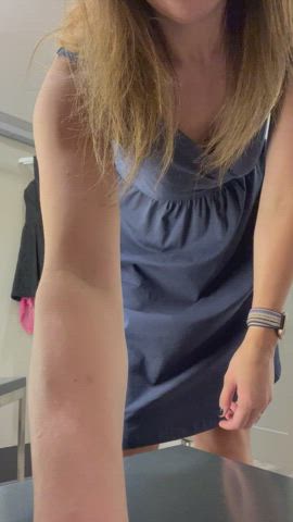 Got a bit horny while trying on dresses yesterday [GIF]