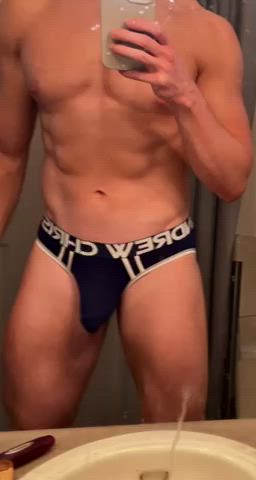 gay jock precum gif