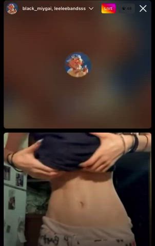 ass flashing tits webcam gif