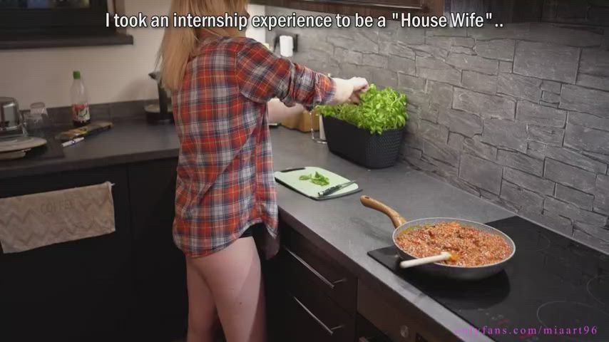 caption doggystyle kitchen gif