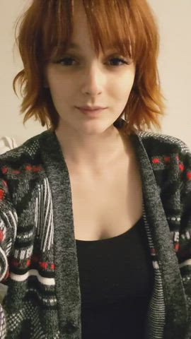 Boobs Cute Redhead gif