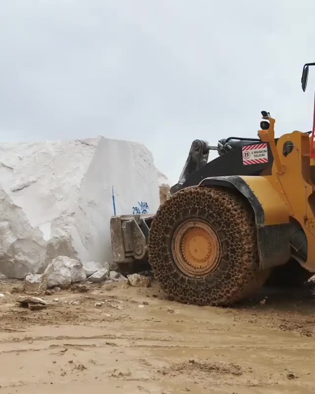 Moving a giant chunk of marble