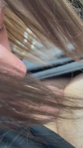 amateur big dick blowjob cumshot homemade public gif