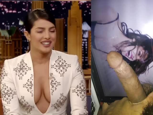 Priyanka Chopra reacting to my hard cock