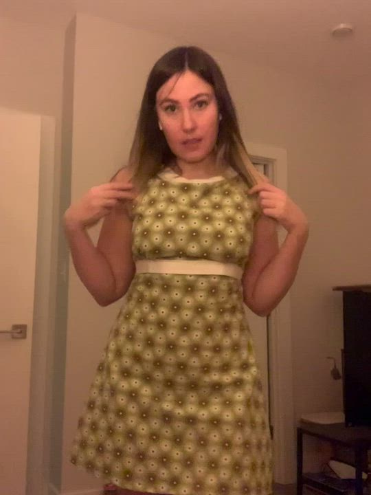 Ass Dress Tease gif