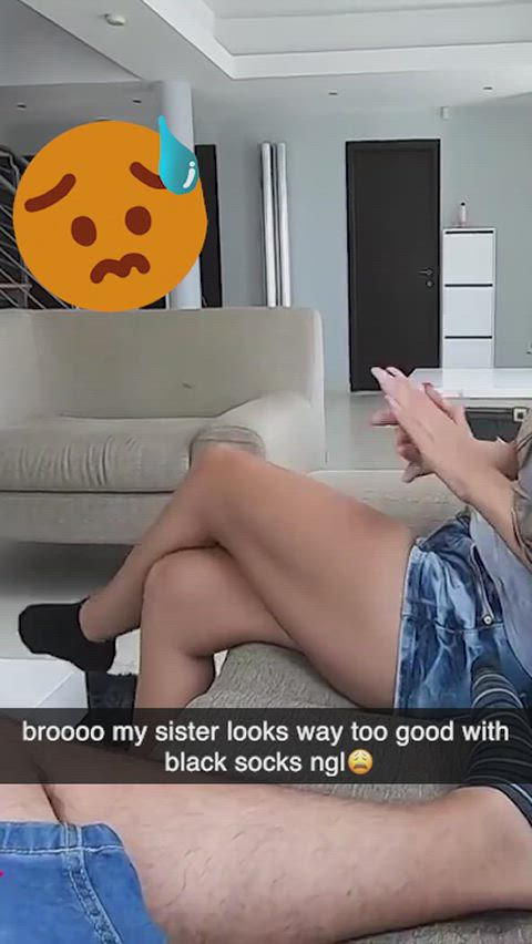 (B/S) Convincing sis (Foot Fetish)