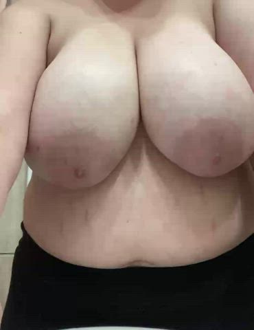 Want to massage my boobs?