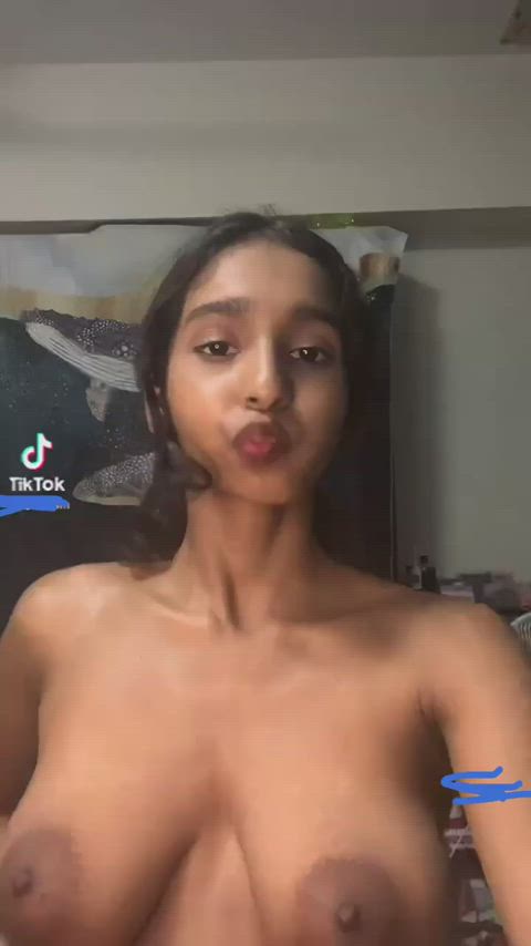 dancing exposed flash brown indian naked tiktok gif