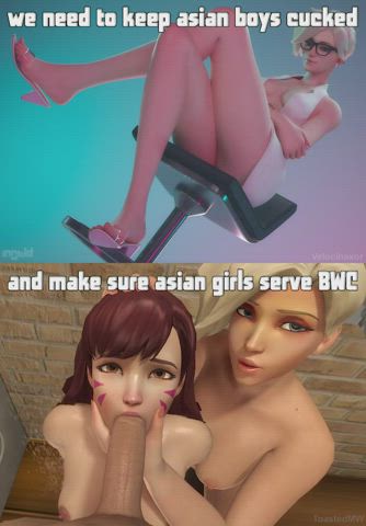 animation asian bwc caption cuckold interracial overwatch gif
