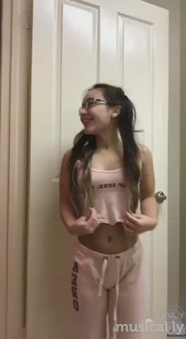 dancing latina petite see through clothing teen gif