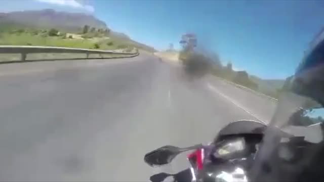 Head-on bike accident