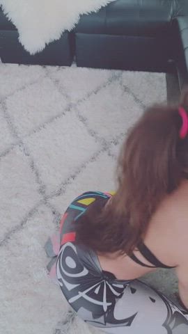 Blowjob Tease Teen gif