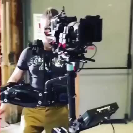 Stabilized professional video camera