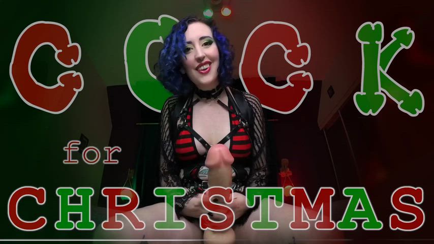 I got you cock for Christmas! Ready to gag on it?