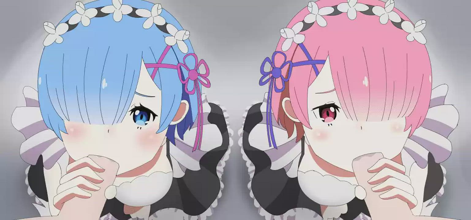 Rem and Ram beeing good maids