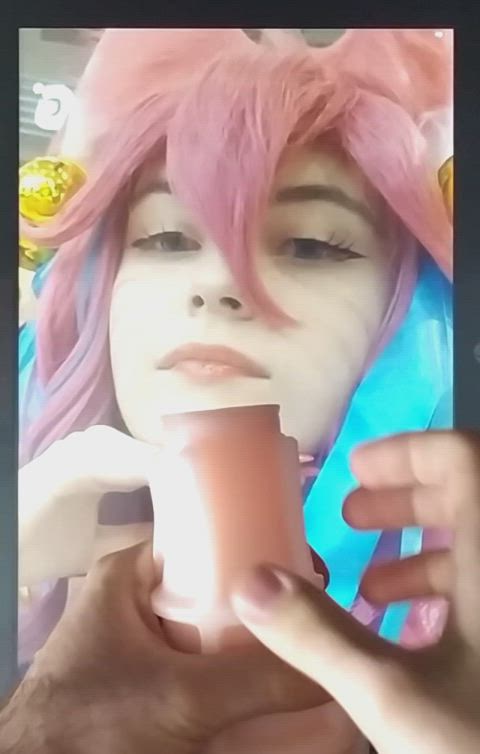 amateur cosplay cum cumshot cute teen covered-in-cum tik-tok gif