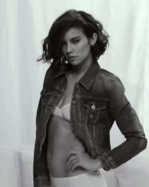 lauren cohan photoshoot underwear gif