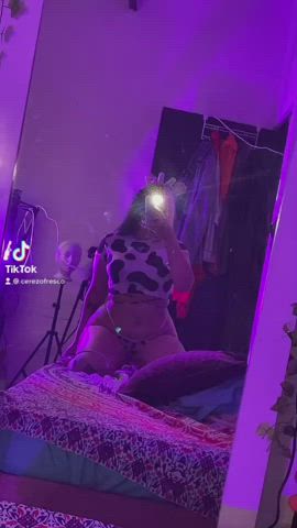 Amateur Babe Booty Cowgirl Streamate TikTok gif