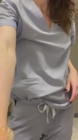 Ass Booty Brunette Hospital Medical Medical Fetish Nurse Shaking Thong gif