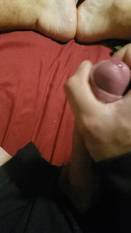 Milking my cock for you