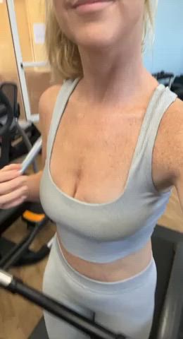 MILF Tits Workout gif