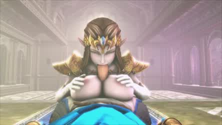 Animation Blowjob Elf Fantasy POV Titty Fuck gif