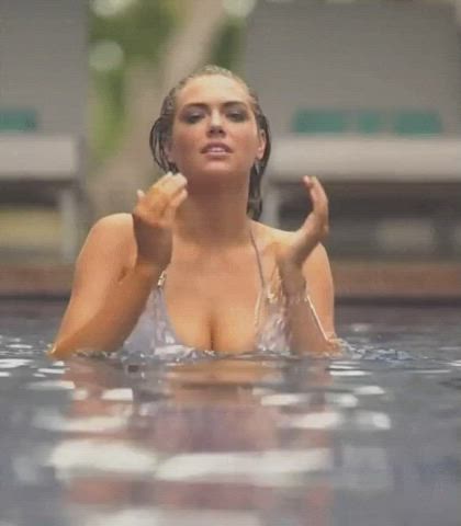 The moment your wife Kate came out of the water like this, showing off her amazing