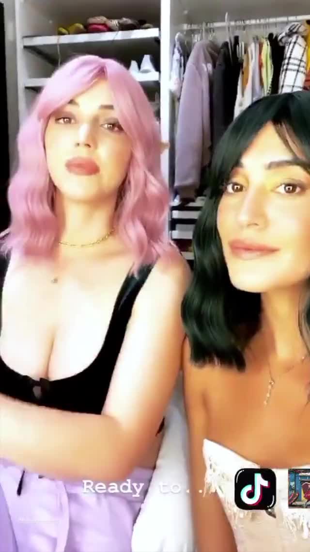 Adelaide Kane TikTok Pink Hair 2