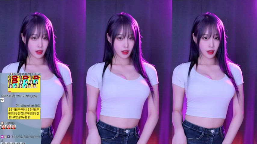 asian big tits dancing korean gif