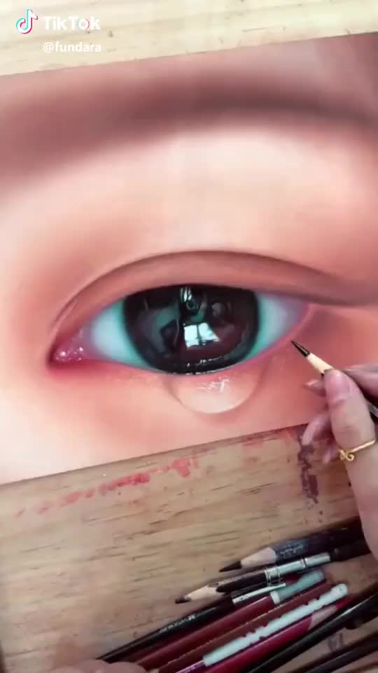 Someone’s keep stealing my videos??Any good ways?@tiktok #draw #art #eye #lashes