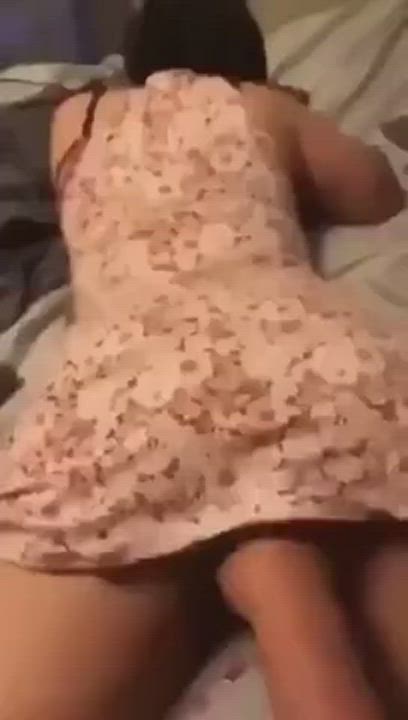 Under her dress