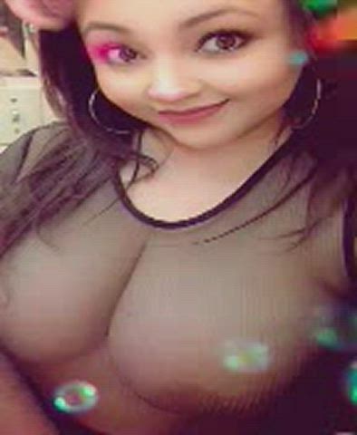 coworker huge tits latina lingerie gif
