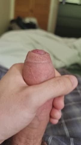 Getting my foreskin all sticky