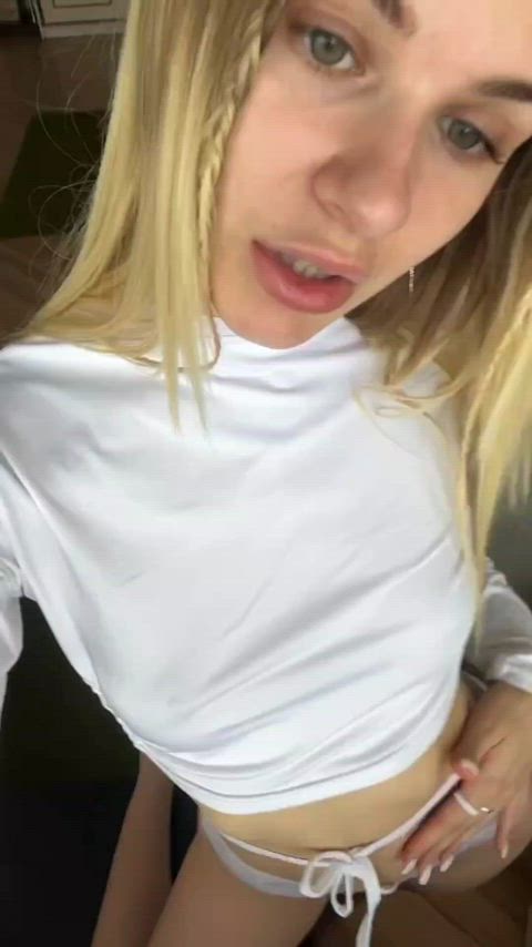 blonde teen tits gif
