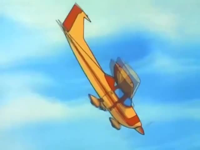 Gatchaman Ken rights plane