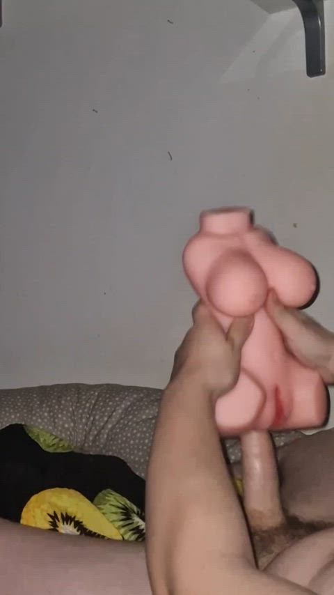 7inc fuck doll and cum in her 