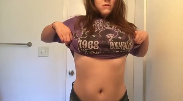 19 year old teen striptease!