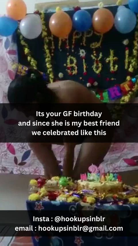 birthday caption cheat cheating chudai cuckold desi girlfriend indian party gif