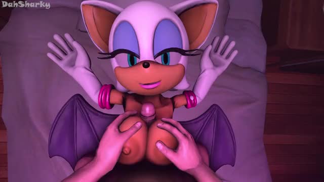 [SFM] Rouge The Bat titfuck [Commission]