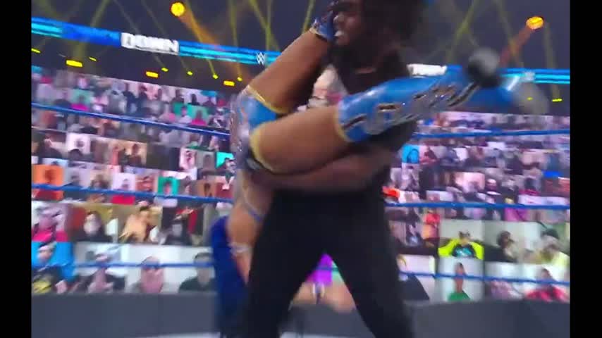 Sasha Banks wardrobe malfunction slow-mo