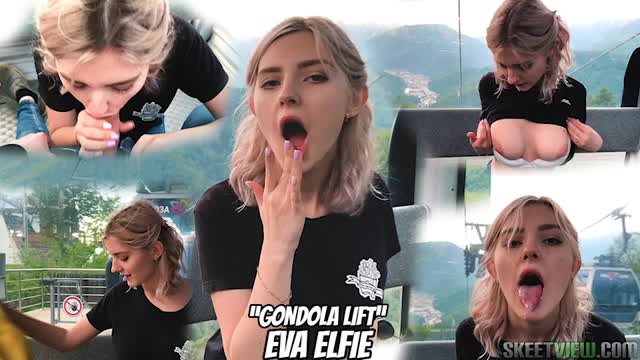 Eva Elfie in Gondola Lift Trailer