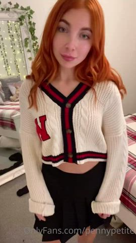 OnlyFans Redhead Small Tits gif