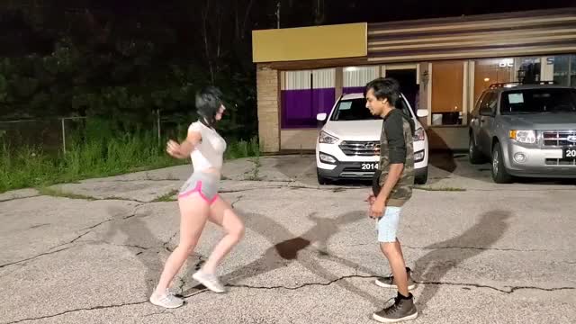 Public Ballbusting, because who gives a fuck who's watching ??