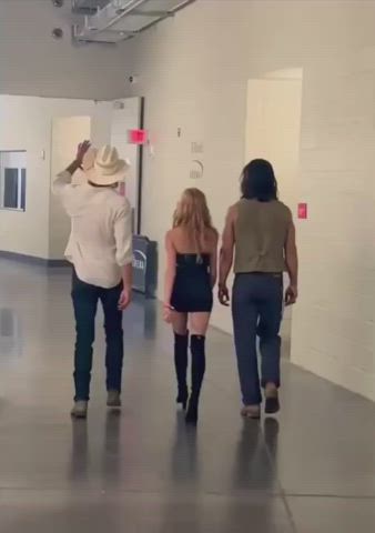 Kat McNamara heading off for her threesome