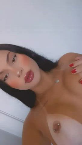 big nipples big tits cute gif