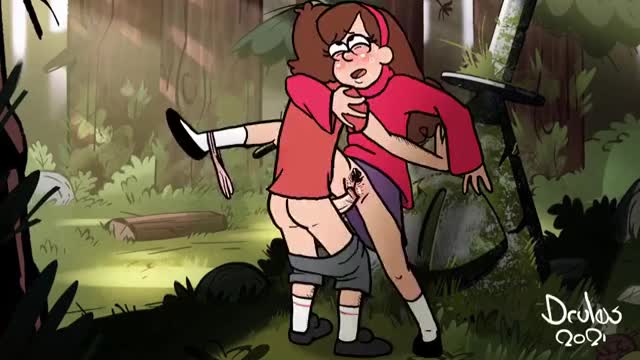 Dipper in Woods with Mabel - Rule 34 Porn