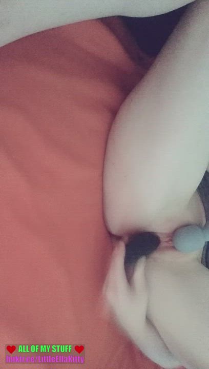 Cute German Girlfriend Masturbating OnlyFans Orgasm Pussy Selfie Toys Vibrator gif